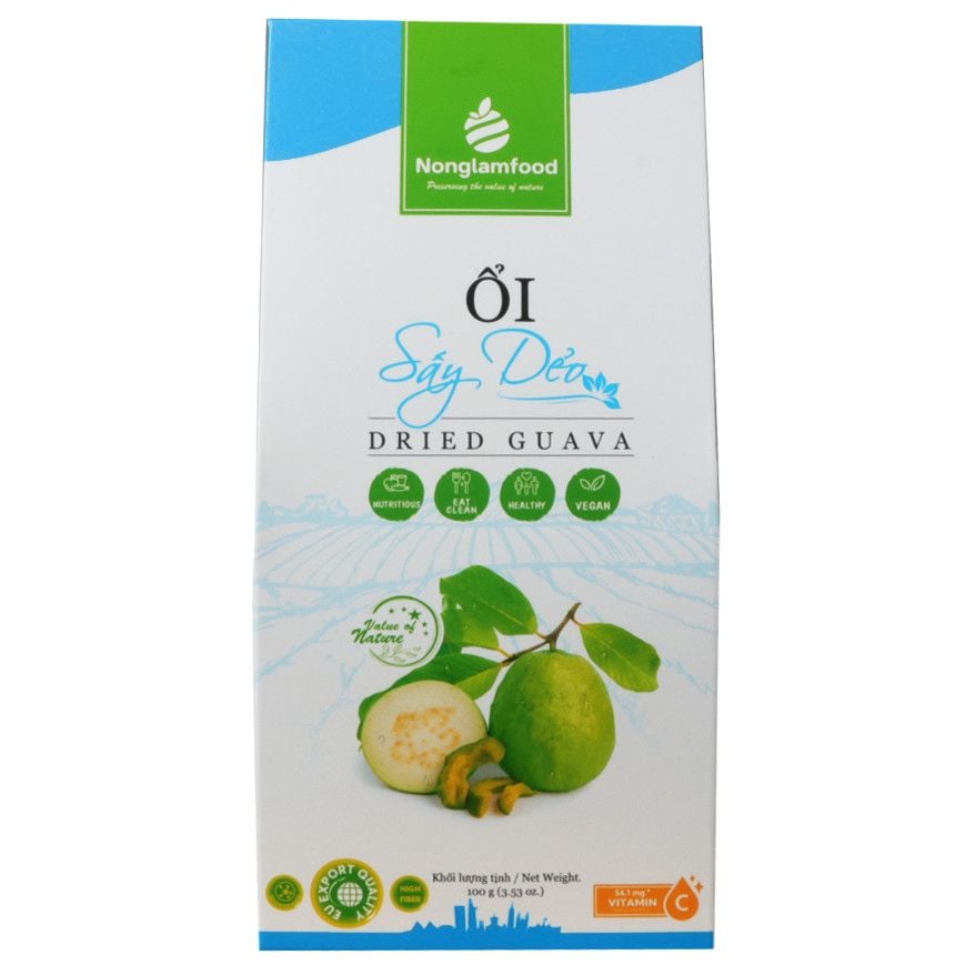 Ổi Sấy Dẻo Nonglamfood Hộp 100g | Ăn vặt tốt cho sức khỏe | Healthy Snack