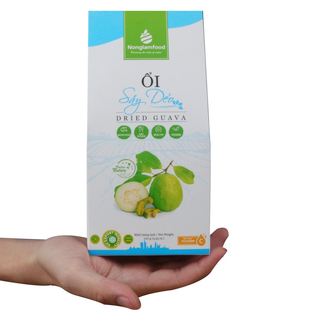 Ổi Sấy Dẻo Nonglamfood Hộp 100g | Ăn vặt tốt cho sức khỏe | Healthy Snack