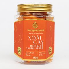 XOÀI CAY SẤY DẺO THƯỢNG HẠNG NONGLAMFOOD HŨ 150G | HỦ LỤC GIÁC ĐẶC BIỆT | QUÀ TẶNG CAO CẤP