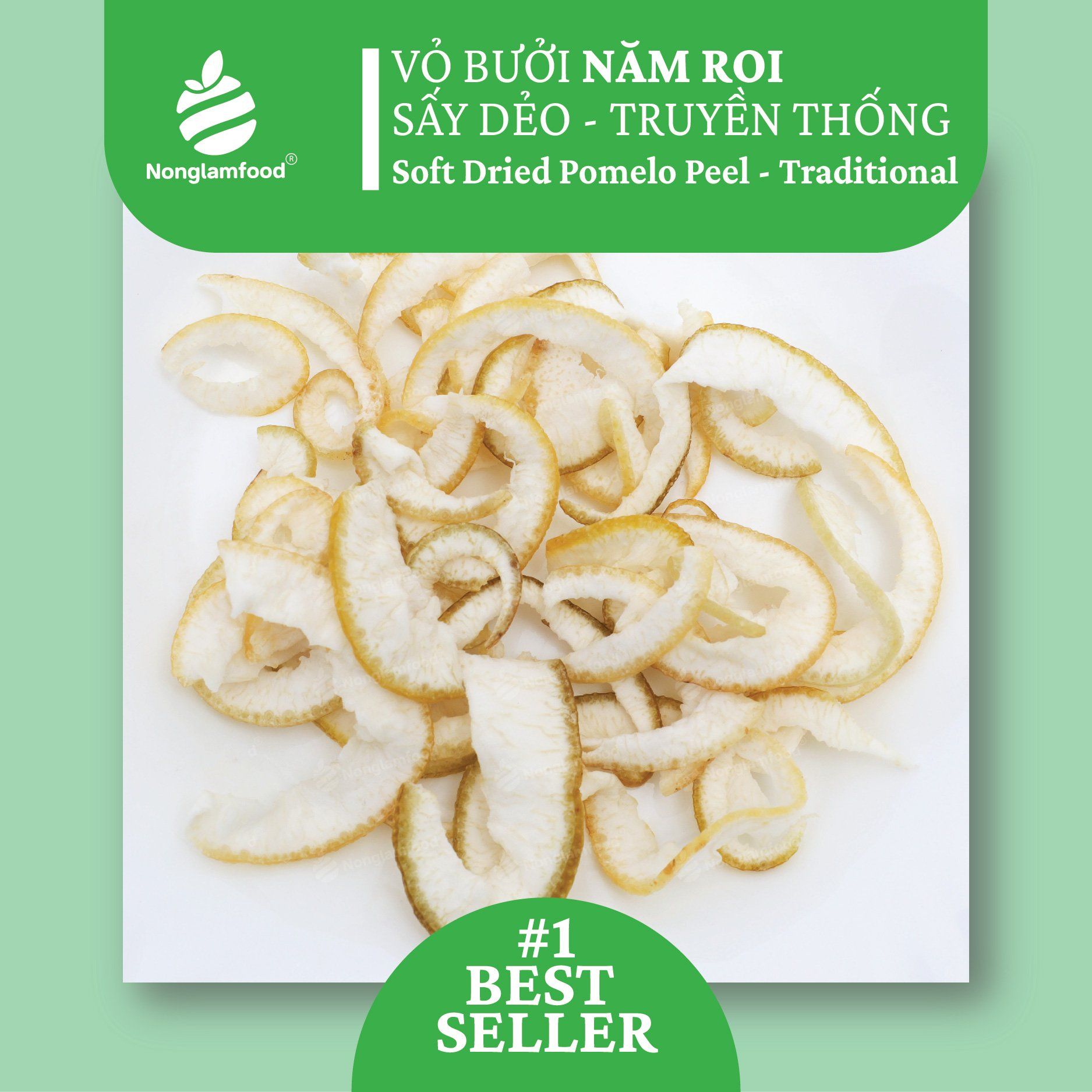 VỎ BƯỞI NĂM ROI SẤY DẺO | SOFT DRIED POMELO PEEL