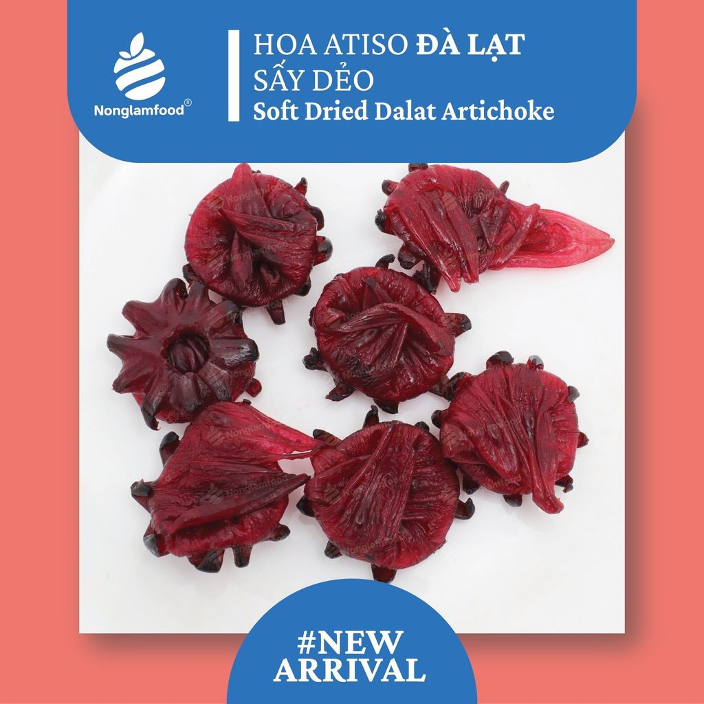 HOA ATISO ĐÀ LẠT SẤY DẺO | SOFT DRIED  ROSELLE
