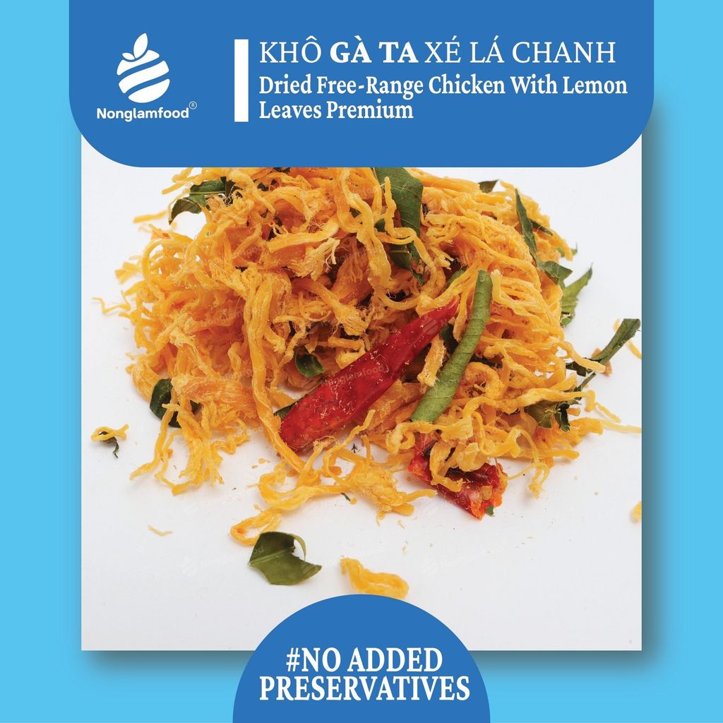 KHÔ GÀ TA LÁ CHANH | DRIED CHICKEN WITH LEMON LEAVES PREMIUM