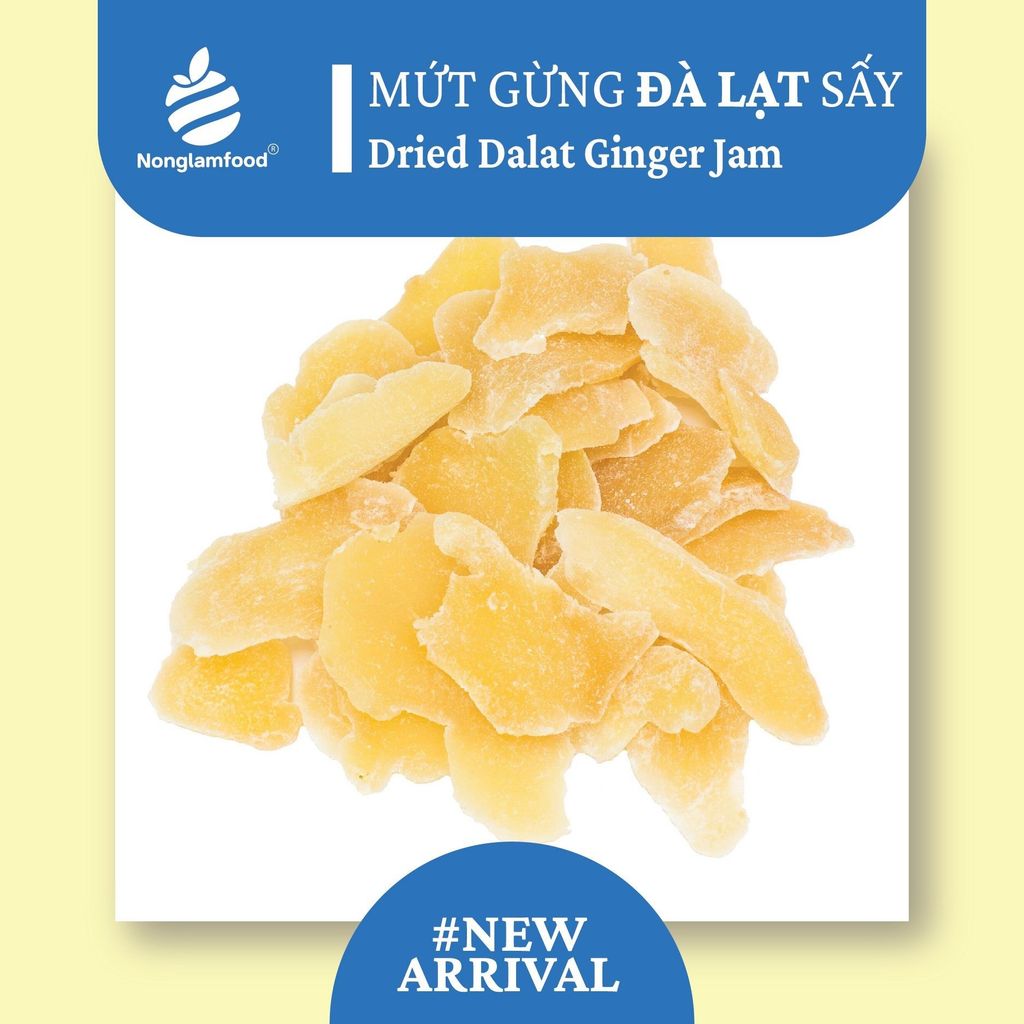 MỨT GỪNG ĐÀ LẠT SẤY | DRIED GINGER JAM