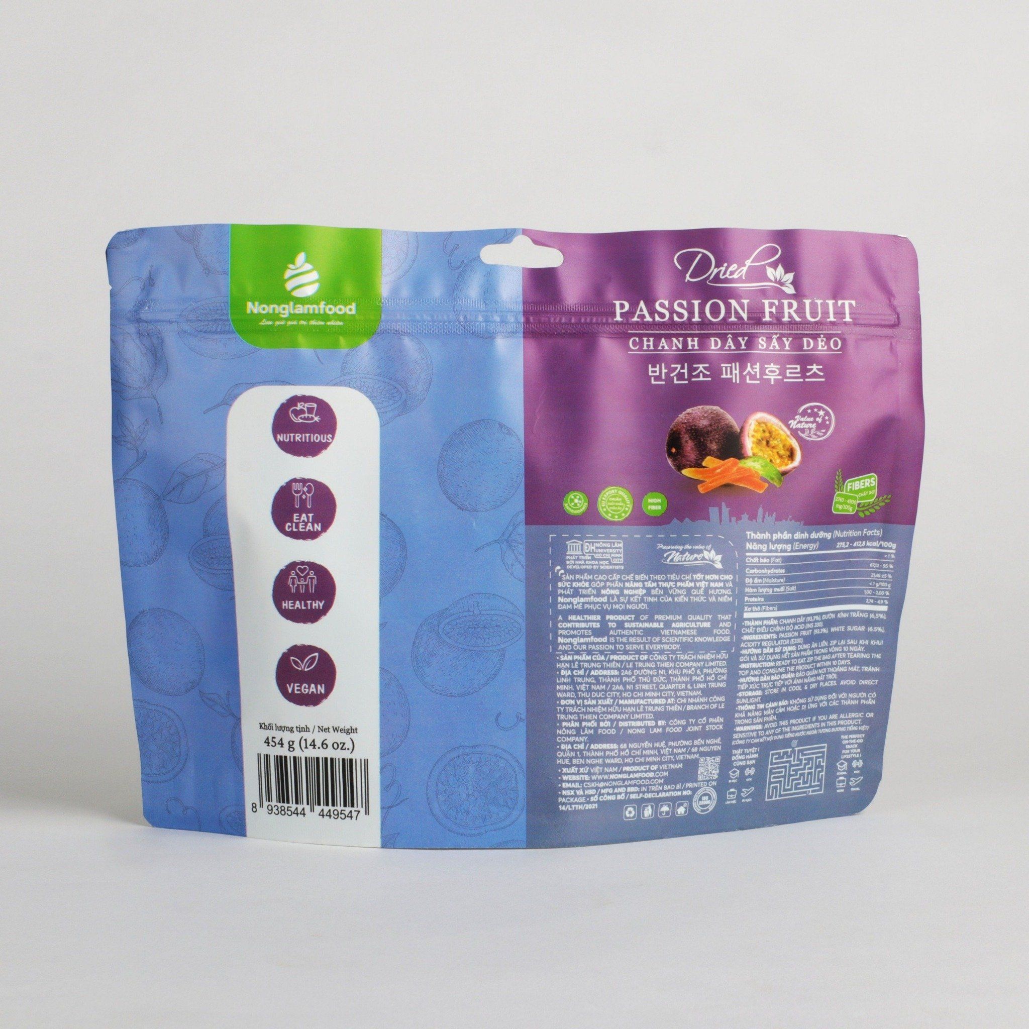 CHANH DÂY SẤY DẺO NONGLAMFOOD TÚI 454G | ĂN VẶT TỐT CHO SỨC KHỎE | HEALTHY SNACK