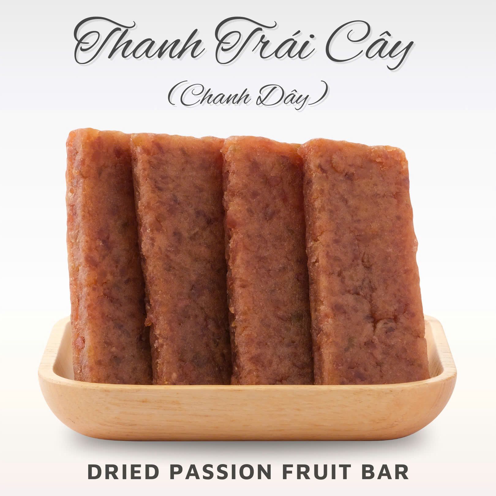 THANH NĂNG LƯỢNG TRÁI CÂY VỊ CHANH DÂY | DRIED PASSION FRUIT BAR
