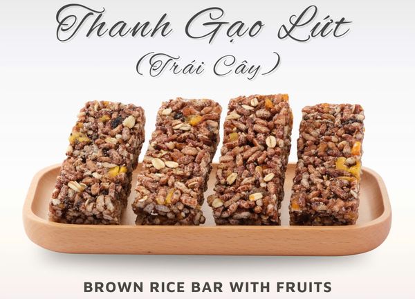 THANH GẠO LỨT TOP ENEGRY BAR HẠT VÀ TRÁI CÂY