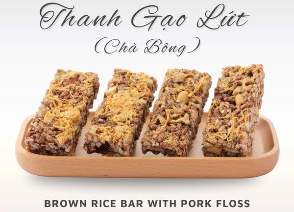 THANH GẠO LỨT TOP ENEGRY BAR HẠT VÀ CHÀ BÔNG