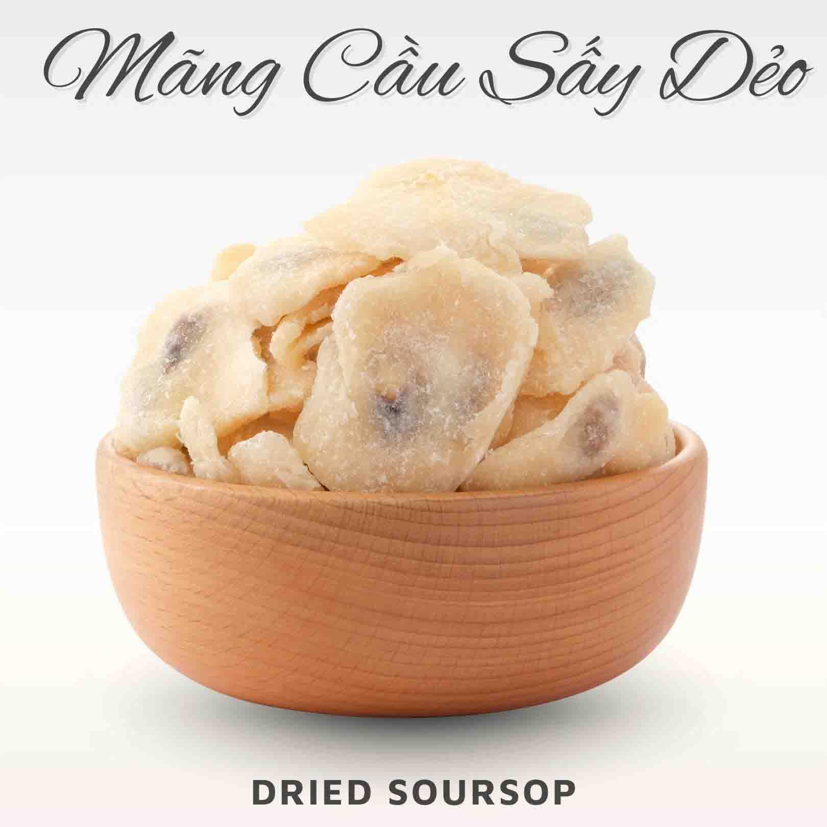 MÃNG CẦU HẬU GIANG SẤY DẺO- SOFT DRIED “HAU GIANG” SOURSOP