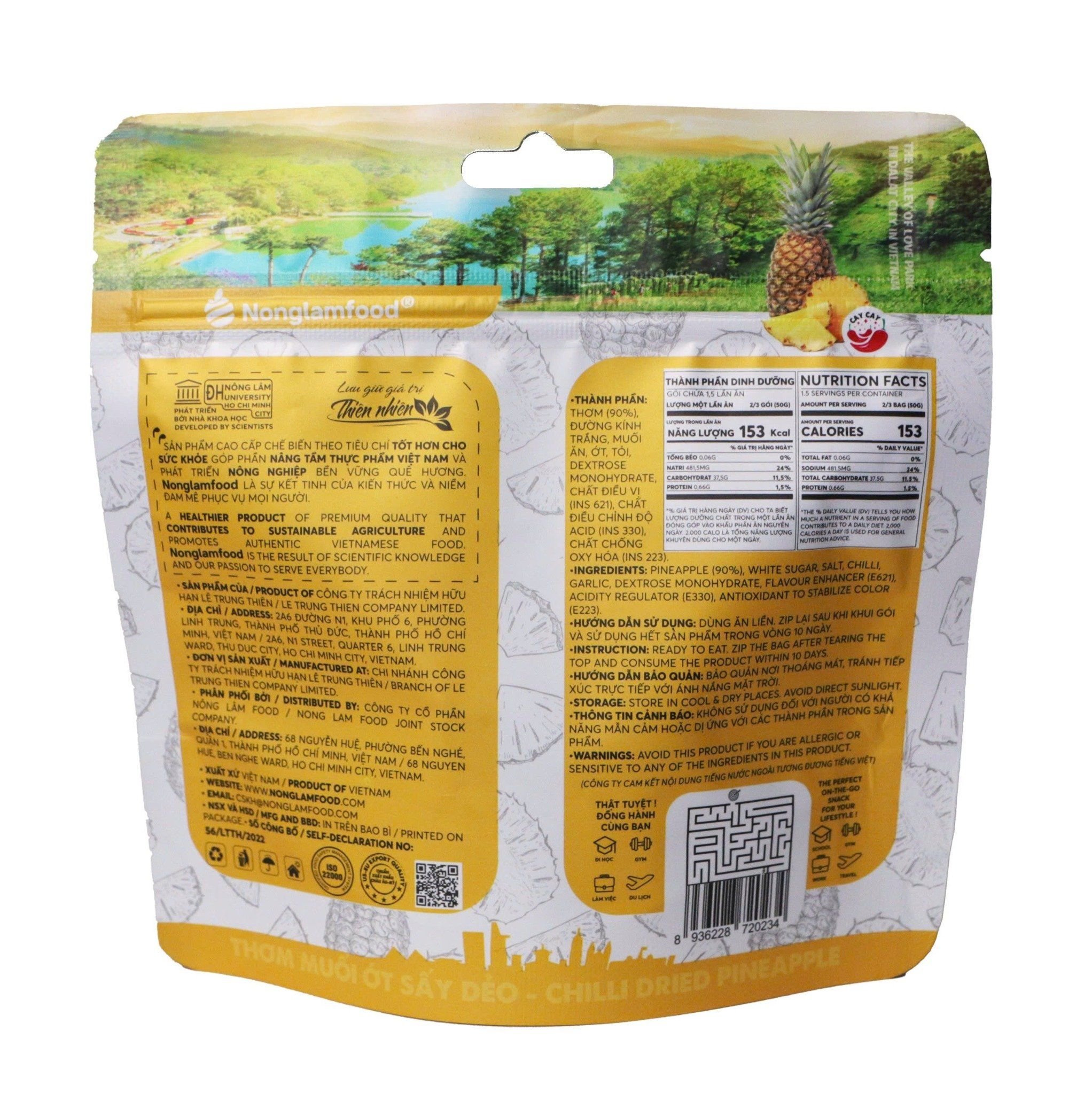 THƠM SẤY DẺO MUỐI ỚT 75g| CHILLI DRIED PINEAPPLE| HEALTHY SNACK| ĂN VẶT TỐT CHO SỨC KHỎE
