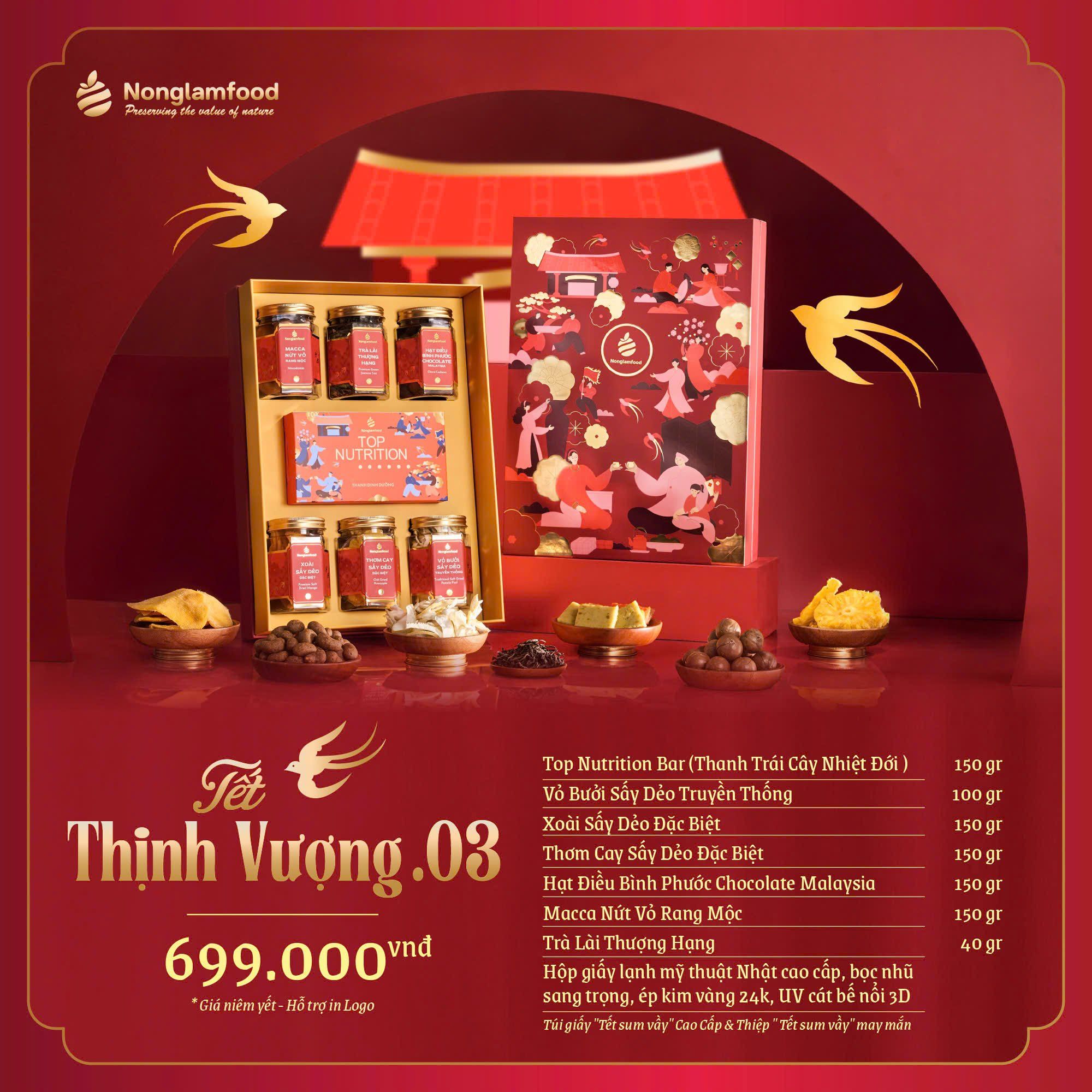 SET QUÀ TẾT THỊNH VƯỢNG 03| BTS QUÀ TẾT DOANH NGHIỆP 2025 NONGLAMFOOD