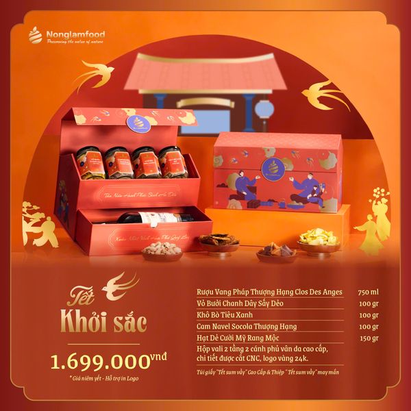 SET QUÀ TẾT XUÂN KHỞI SẮC | BTS QUÀ TẾT DOANH NGHIỆP 2025 NONGLAMFOOD