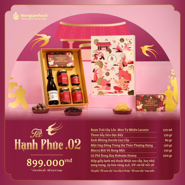 SET QUÀ TẾT HẠNH PHÚC 02| BTS QUÀ TẾT DOANH NGHIỆP 2025 NONGLAMFOOD