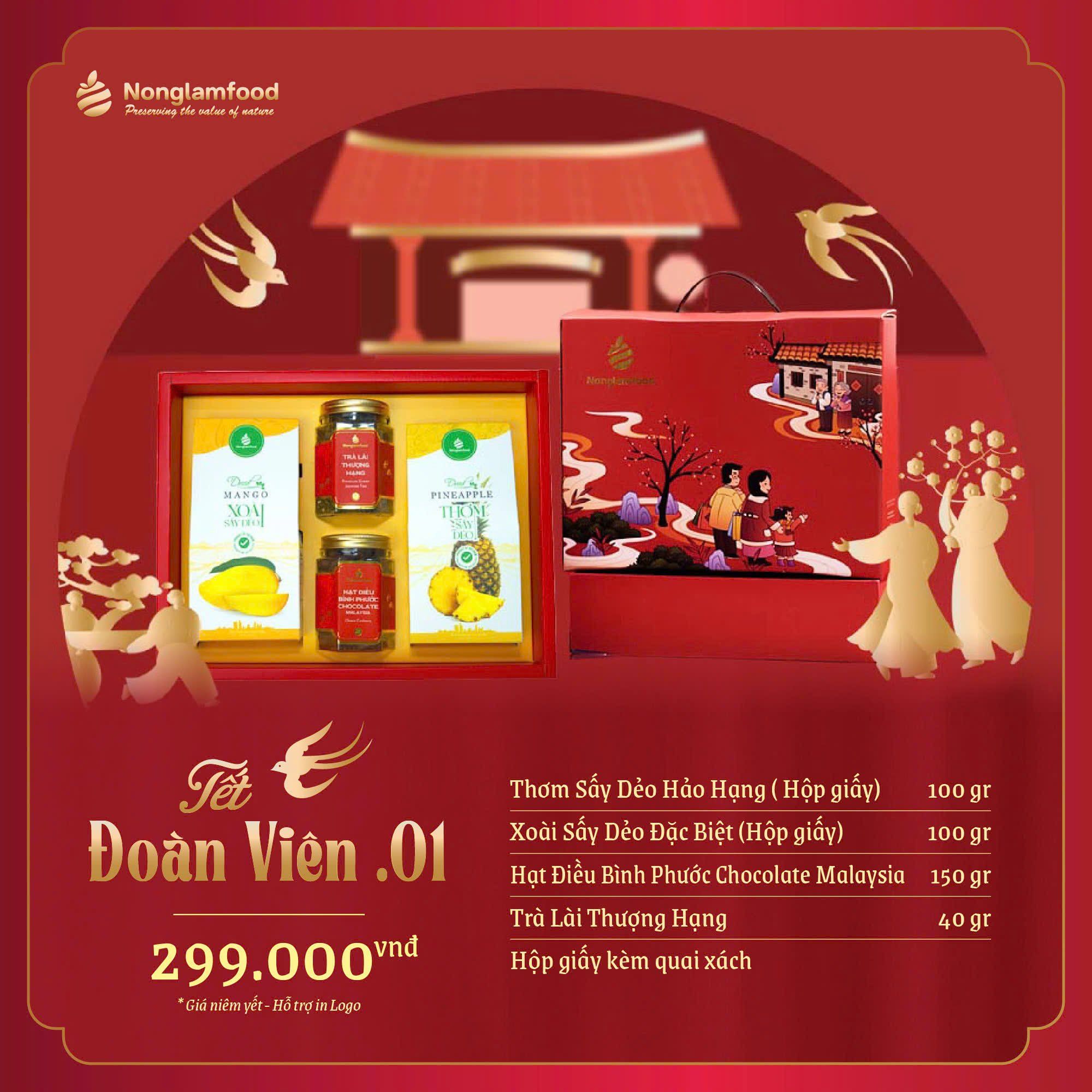 SET QUÀ TẾT TRUYỀN THỐNG ĐOÀN VIÊN 01| BTS QUÀ TẾT DOANH NGHIỆP 2025 NONGLAMFOOD