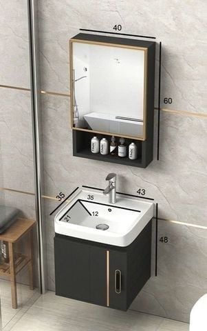Tủ Chậu Lavabo Nhỏ Gọn Cho Phòng Vệ Sinh Nhỏ