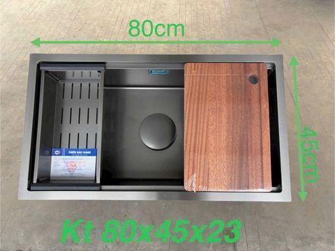 Chậu Rửa Bát Âm Bàn KA80x45x23-Nano – Sang Trọng, Hiện Đại, Bền Bỉ