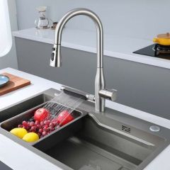 Vòi Rửa Chén Bát 4in1 Inox 304 Đa Chức Năng Cao Cấp