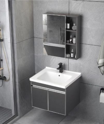 Tủ chậu treo inox 304 60cm – Gọn nhẹ, chống thấm, bền 30 năm