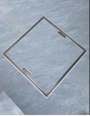 Nắp bể ngầm inox 304 âm sàn 60x60cm