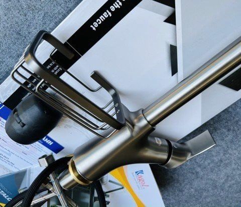 Vòi rửa bát nóng lạnh K64 Hàn Quốc – Đồng Nano titan cao cấp