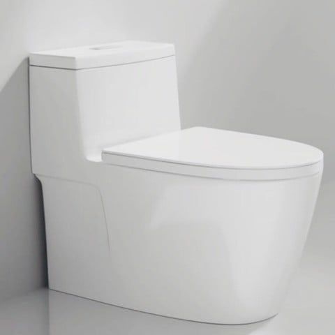Bồn Cầu Nguyên Khối Bello BT-400822 - Công Nghệ Tây Ban Nha, Xả Êm