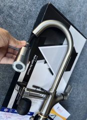 Vòi rửa bát nóng lạnh K64 Hàn Quốc – Đồng Nano titan cao cấp