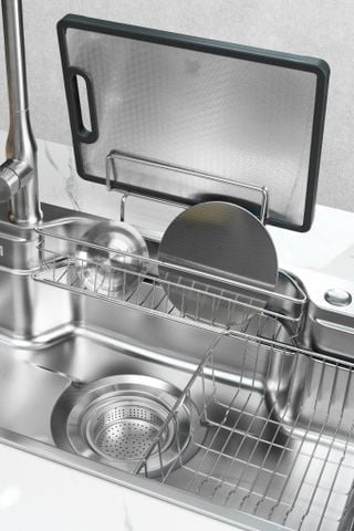 Chậu Rửa Bát Cao Cấp Chống Xước 80x48cm