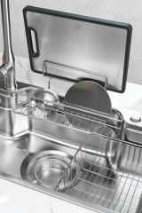 Chậu Rửa Bát Cao Cấp Chống Xước 80x48cm