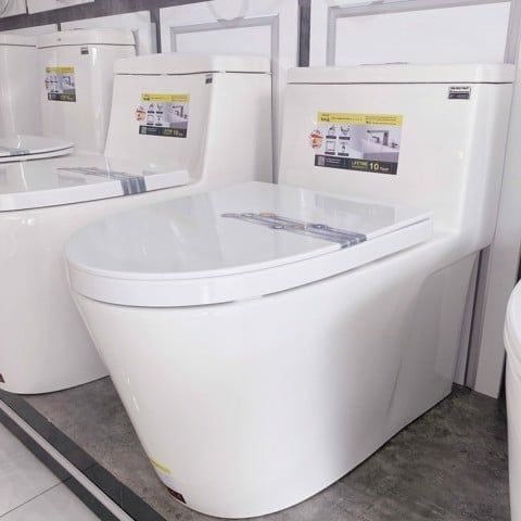 Bồn Cầu Nguyên Khối Bello BT-400822 - Công Nghệ Tây Ban Nha, Xả Êm