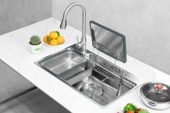 Chậu Rửa Bát Cao Cấp Chống Xước 80x48cm