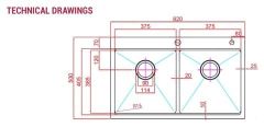 Chậu rửa bát paul schmitt pa8250 - tda