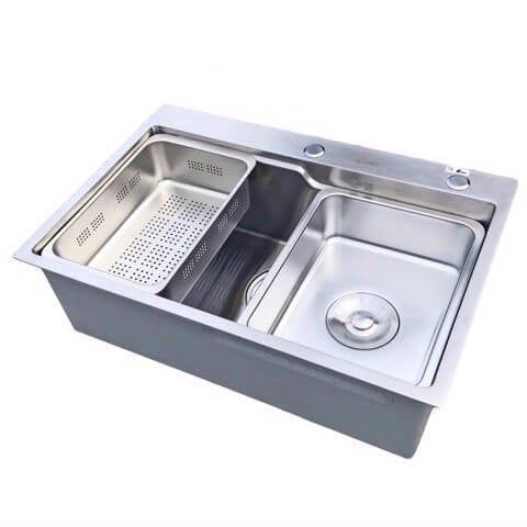 Chậu rửa bát một hố 68x45 cm