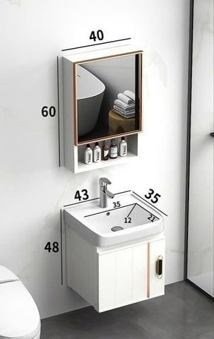 Tủ Chậu Lavabo Nhỏ Gọn Cho Phòng Vệ Sinh Nhỏ