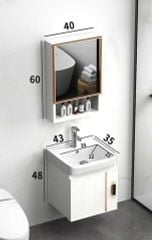Tủ Chậu Lavabo Nhỏ Gọn Cho Phòng Vệ Sinh Nhỏ