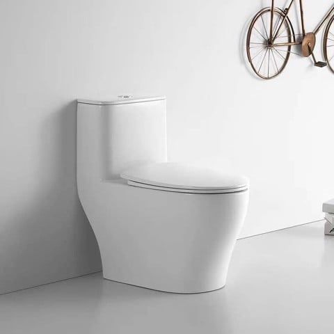 Bồn Cầu Liền Khối 189 - Sang Trọng, Tiết Kiệm Nước, Men Nano