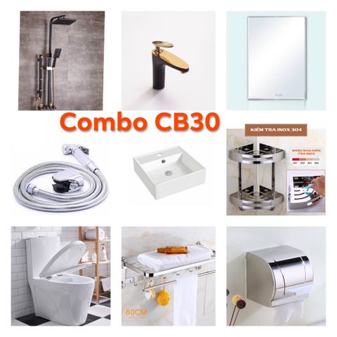 Combo phòng tắm cao cấp hàn quốc cb 30