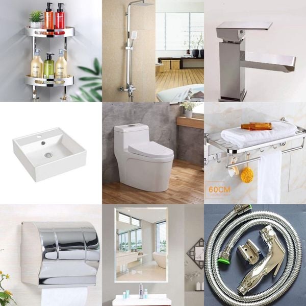 Combo phòng tắm cao cấp hàn quốc cb 15