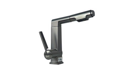 Vòi Rửa Mặt Hàn Quốc V216 – Mạ Titan Cao Cấp, Dây Rút 1m