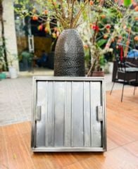 Nắp bể ngầm inox 304 âm sàn 50x50 – Chống gỉ, chịu lực tốt