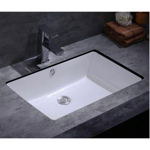 Lavabo âm bàn Hàn Quốc, sứ nano trắng, chống bám bẩn LV-1803