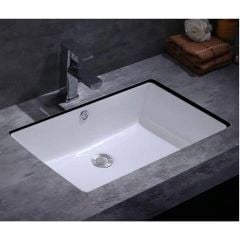 Lavabo âm bàn Hàn Quốc, sứ nano trắng, chống bám bẩn LV-1803