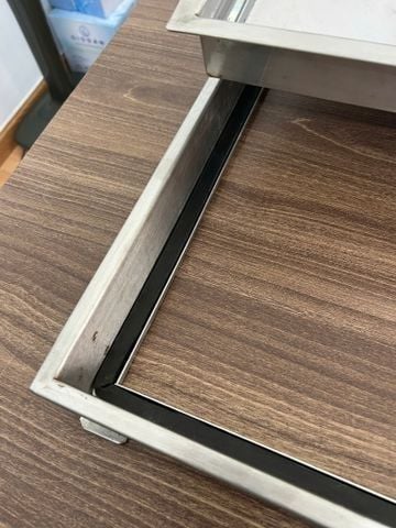 Nắp bể ngầm inox 304 âm sàn 50x50 – Chống gỉ, chịu lực tốt