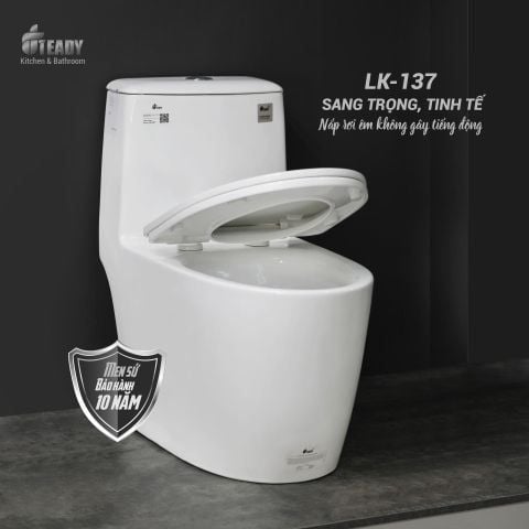 Sang Trọng, Tiết Kiệm: Bồn Cầu Liền Khối LK-137