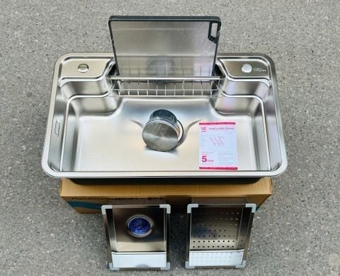CHẬU RỬA BÁT INOX 304 78x48cm