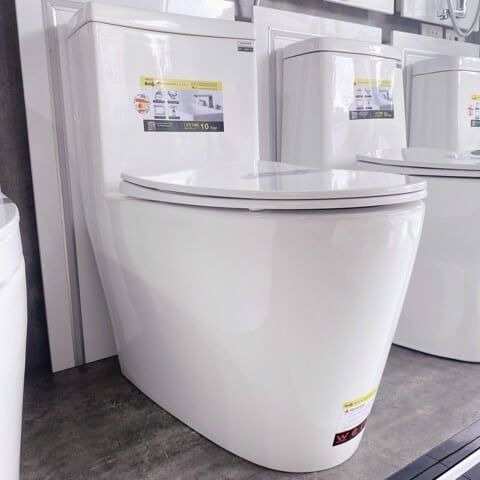 Bàn cầu liền khối Bello BT-732 – xả xoáy mạnh, men Nano chống bám