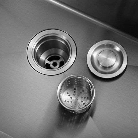 Chậu Rửa Bát Nano Đen 2 Hố - Inox 304 Cao Cấp 78x43cm