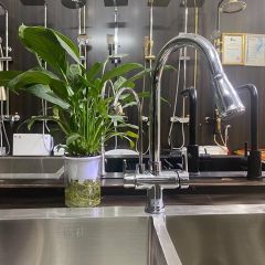 Vòi Rửa Bát Dây Rút 3 Đường Nước Đồng Thau K32