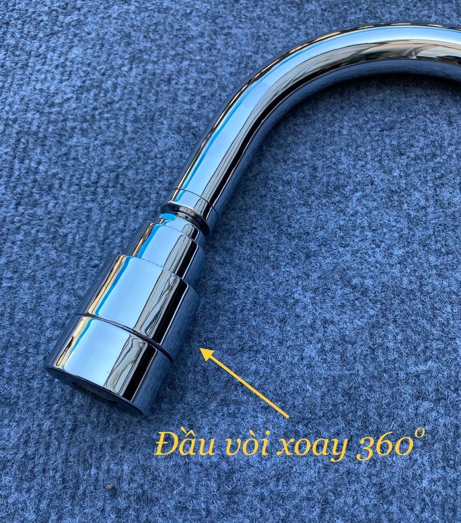 Vòi rửa bát nóng lạnh mạ crom K28 – Sang trọng, bền bỉ