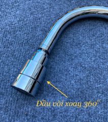 Vòi rửa bát nóng lạnh mạ crom K28 – Sang trọng, bền bỉ