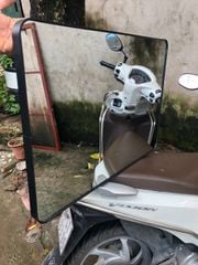 Gương treo tường phòng tắm viền đen chữ nhật 50x70cm