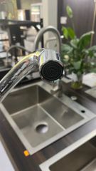 Vòi rửa bát nóng lạnh VC010 – Inox 304 bền đẹp, an toàn